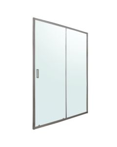 Kabin&euml; dushi, profil alumini, krom, xham 6mm, 140xH200 cm