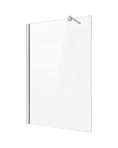 Shower cabin, 1 panel, aluminum profile, chrome, 8mm glass, 100xH200 cm