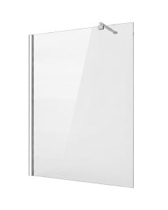 Shower cabin, 1 panel, aluminum profile, chrome, 8mm glass, 120xH195 cm