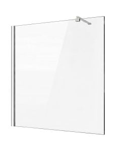 Shower cabin, 1 panel, aluminum profile, chrome, 8mm glass, 140xH195 cm