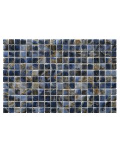 Mosaic tile, Monte Carlo, 2.5x2.5 chips, glass, 32.5x51.5 cm