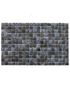 Mosaic tile, Zagreb Matte, 2.5x2.5 chips, glass, 32.5x51.5 cm