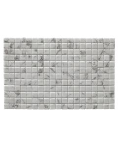 Mosaic tile, Lima Grey Matte, 2.5x2.5 chips, glass, 32.5x51.5 cm