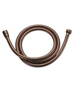 Flexible shower hose, steel, polished copper finish, 150 cm