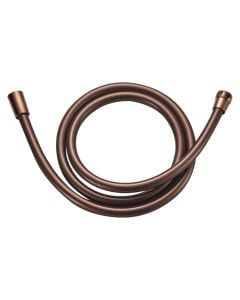 Flexible shower hose, PVC, polished copper finish, 150 cm