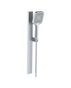 Shower rail set, Tao, 3 sprays, aluminum, H 62 cm