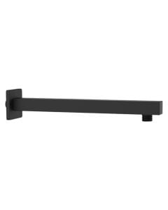 Shower arm, stainless steel SS304, black, 30 cm