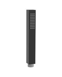 Shower hand, Quadra, ABS, black, 2.8xH 23 cm