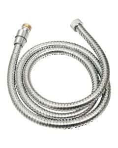 Flexible shower hose, chrome finish, 150 cm, 1/2