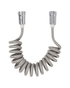 Flexible hose, PVC, grey, 150 cm, 1/2