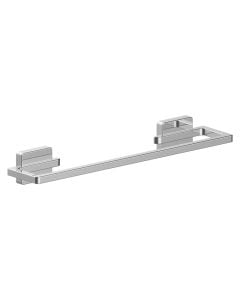Towel holder, Cubo, steel, chrome finish, 30 cm