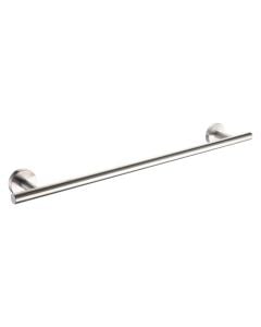 Towel holder, Steel series, steel, brushed chrome, 30 cm
