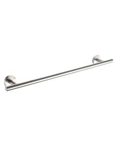 Towel holder, Steel series, steel, brushed chrome, 45 cm