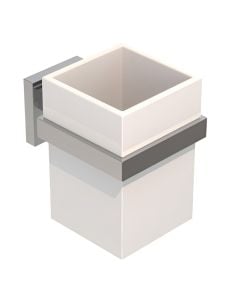 Toothbrush holder, TREND, metal, 10.9x8x11 cm