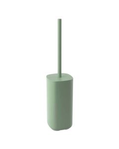 Toilet brush holder, POD, plastic, green, 9x9x39.5 cm