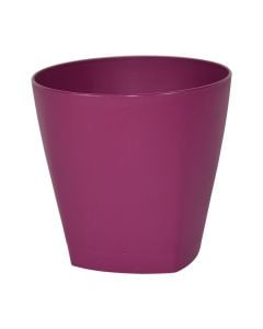 Round flower pot, URBAN, plastic, cherry, Ø17 xH16.5 cm, 2.5 lt
