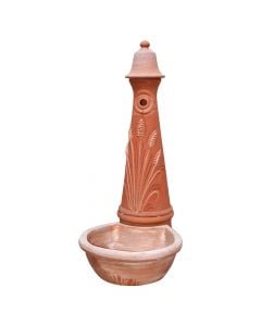Fountain, SPIGHE, ceramic, terracotta, 42x67xH110 cm