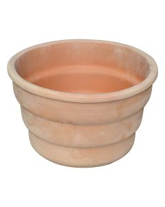 Round flower pot, LECCO, ceramic, terracote, Ø33 xH19 cm
