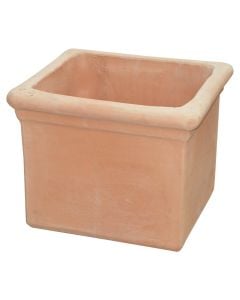 Square flower pot, CASERTA, ceramic, terracote, 45x45xH35 cm