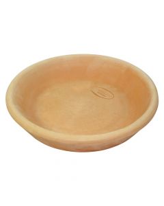 Round flower pot saucer, ceramic, terracote, Ø20 xH5 cm