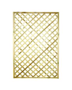 Treated wooden fence, 120x180 cm, frame thickness 30x30 mm, post thickness 5x30 mm, square 95x95 mm, natural color