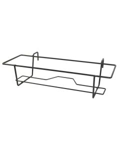 Flower pot holder, metallic, anthracite, 60x27xH15 cm