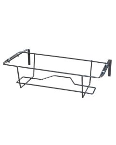 Flower pot holder (adjustable), metallic, anthracite, 50x21xH15 cm