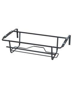 Flower pot holder (adjustable), metallic, anthracite, 50x22xH18 cm