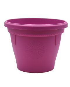 Flower pot, round, pp, cherry, Ø25 xH22 cm