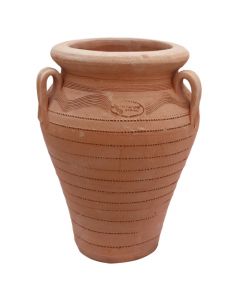 Flower pot, PITHOS, ceramic, terracotta, Ø30 xH35 cm