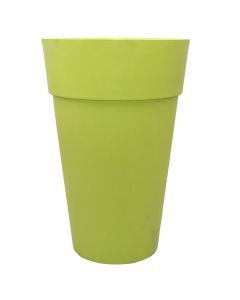 Round flower pot, HOUSTN INIEZ, plastic, anise, Ø40 xH63 cm