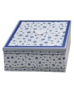 Gift box, 18x18x9 cm, metallic