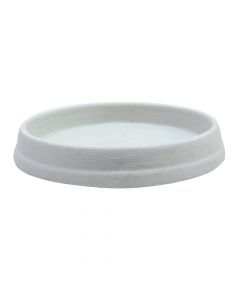 Flower pot saucer, round, plastic, ivory, Ø30 xH4 cm