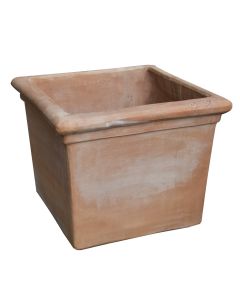 Flower pot, square, Caserta, ceramic, terracota, 55x55xH45 cm
