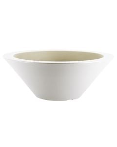 Flower pot, round, plastic, white, Ø79.6 xH28.4 cm, 54 lt