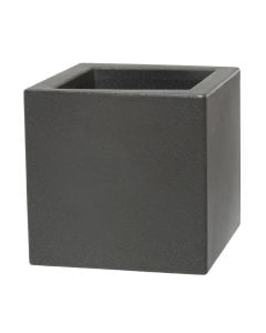 Flower pot, square, plastic, dot ash, 25x25xH25 cm, 9 lt