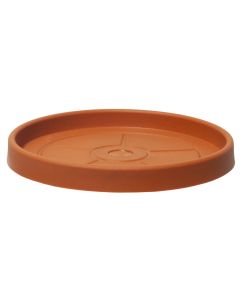 Flower pot saucer, round, plastic, dot clay, Ø60 xH5.1 cm