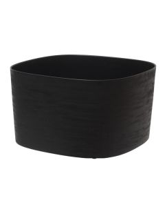 Vazo lulesh, katrore, plastike, zezë, 37x37xH21 cm, 16 lt