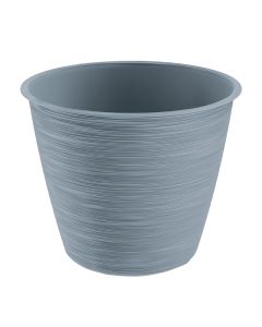 Flower pot, round, Furu, plastic, light grey, no saucer, Ø14.5 xH11.6 cm, 1 lt