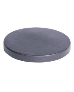 Roller, round, plastic, anthracite, Ø29.2 xH4 cm