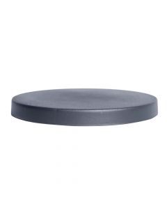 Roller, round, plastic, anthracite, Ø39 xH4.5 cm