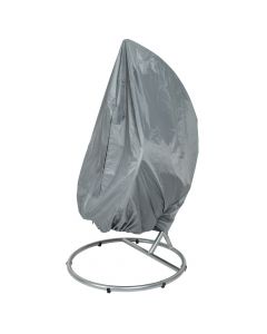 Cover, polyester and pu, grey, Ø115 xH188 cm