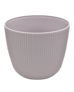 Flower pot, plastic, lavander grey, Ø21 xH18 cm, 5 lt