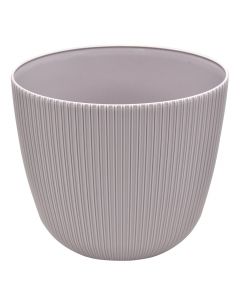 Flower pot, plastic, lavander grey, Ø25 xH22 cm, 8 lt