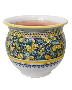 Vazo lulesh, qeramike, shumëngjyrëshe, Ø50 cm