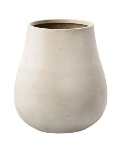 Vazo lulesh, Ash, XXL, beton, krem, 88x88xH100 cm