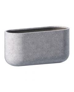 Vazo lulesh, Odin, L, beton, gri, 100x36xH50 cm