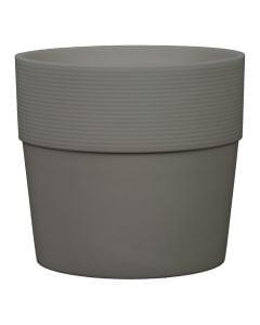 Flower pot, ceramic, black, Ø28xH26 cm