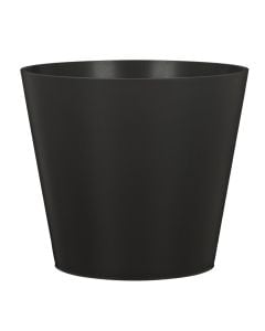 Flower pot, plastic, e zezë, Ø30xH24.2 cm