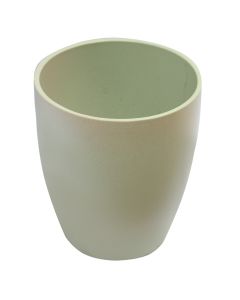 Vazo lulesh, qeramike, jeshile e lehtë, Ø13xH15 cm